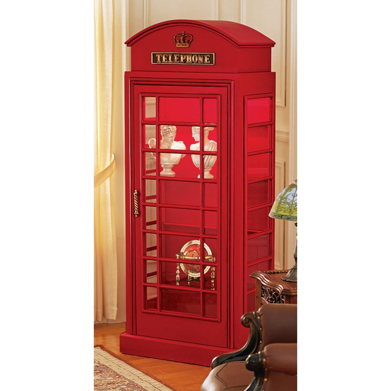 Design Toscano British Telephone Booth Display Accent & Reviews